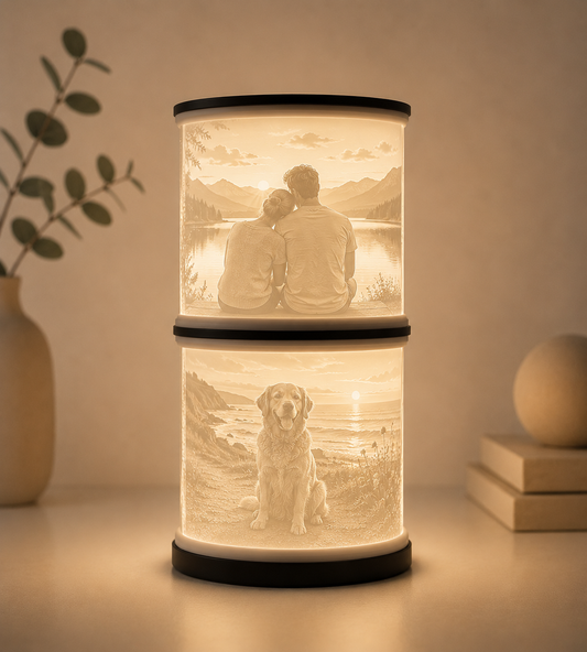 Lithophane Lampe / Individuelle Lampe